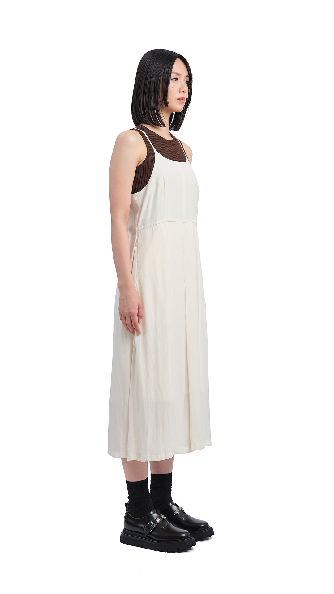 Elegant Silky Maxi Dress for Women - Flowy Long Summer Dress with V-Neck & Slit - Perfect for Beach, Party & Evening Events