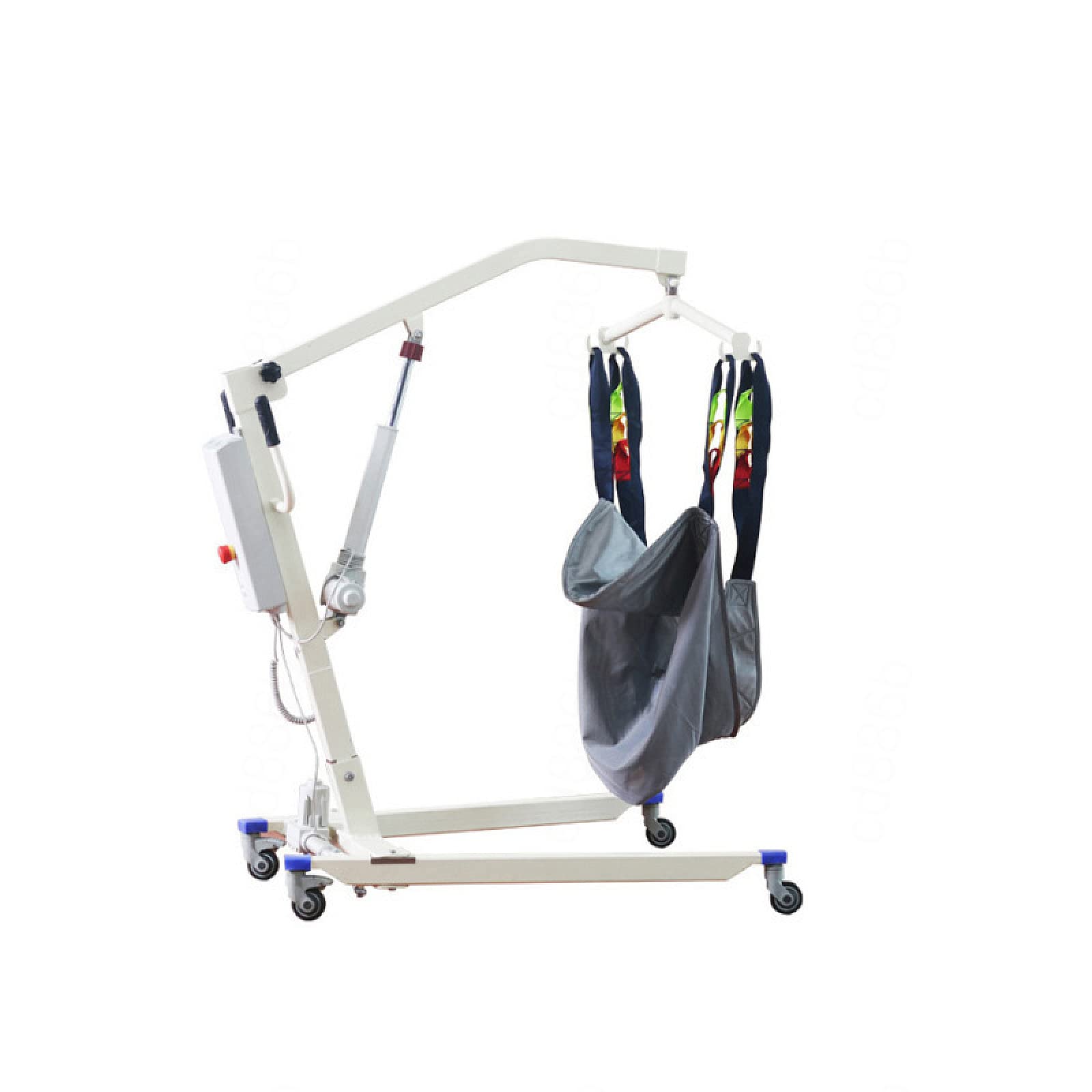 Electric Patient Lift - Foldable Hydraulic Body Transfer Lift with Battery Power & Folding Frame | Ideal for Home Care, Nursing Homes & Mobility Assistance