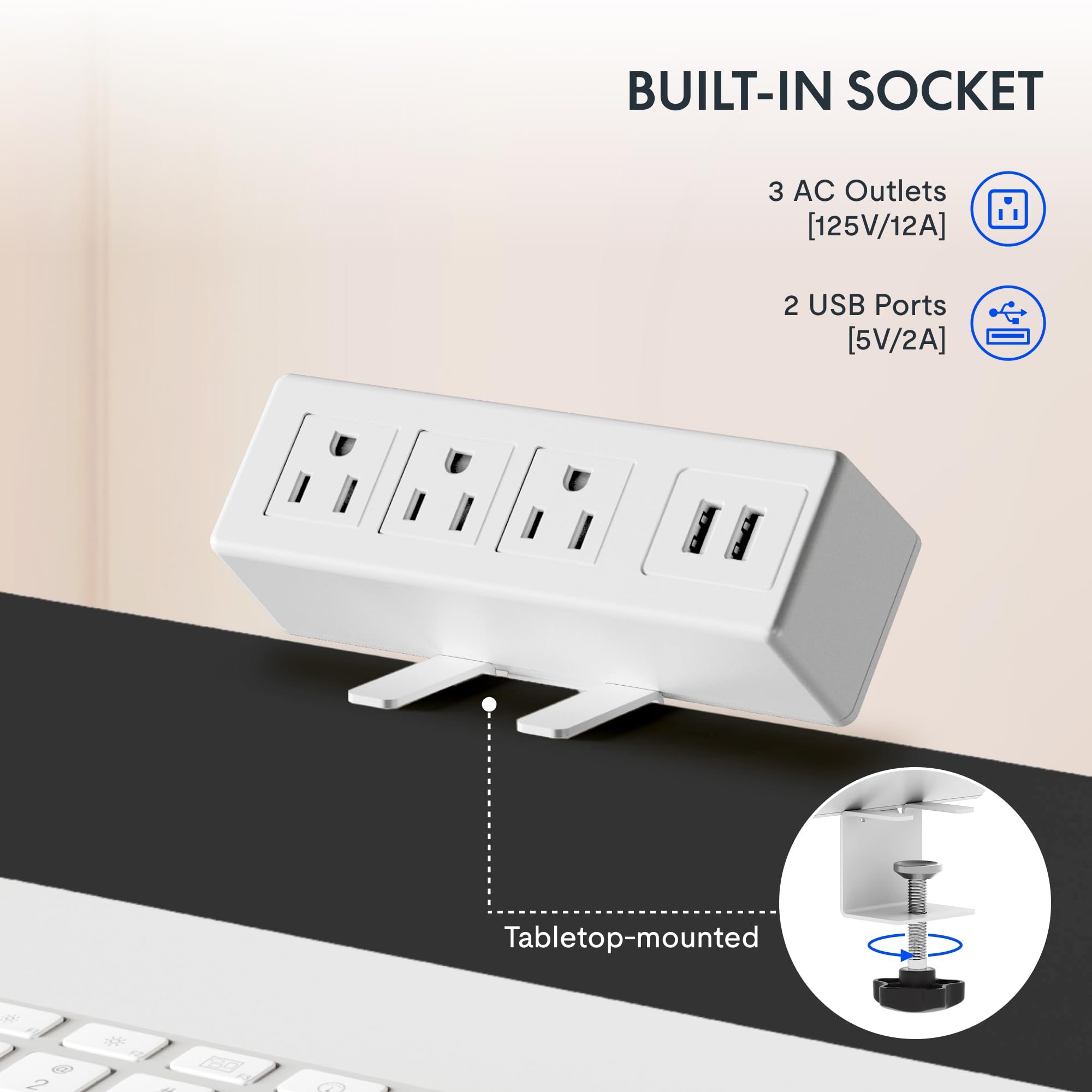 FLEXISPOT Electric Standing Desk Frame - Height Adjustable Sit Stand Desk Base for Home Office, White | Ergonomic Workspace Solution for Productivity & Comfort
