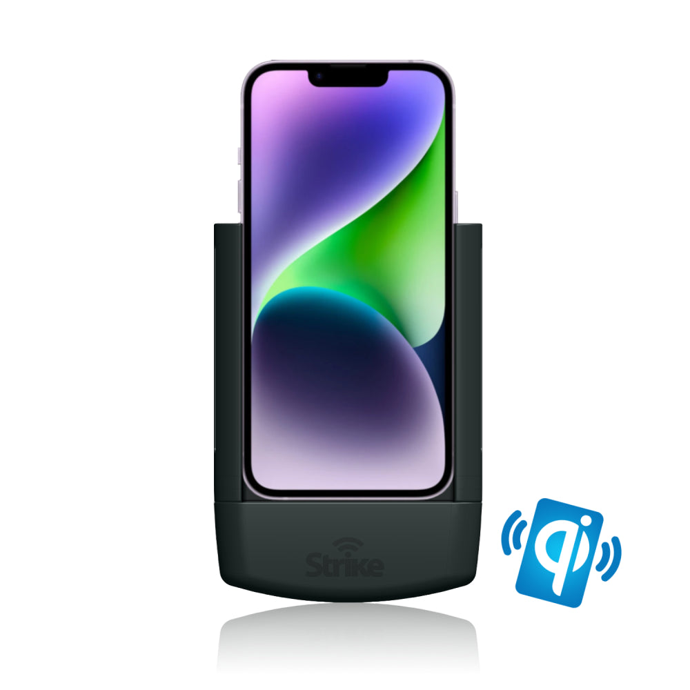 iPhone 14 Plus Wireless Charging Car Phone Holder - Adjustable Mount for Hands-Free Driving & Safe Charging | Perfect for Commuting, Road Trips & GPS Navigation