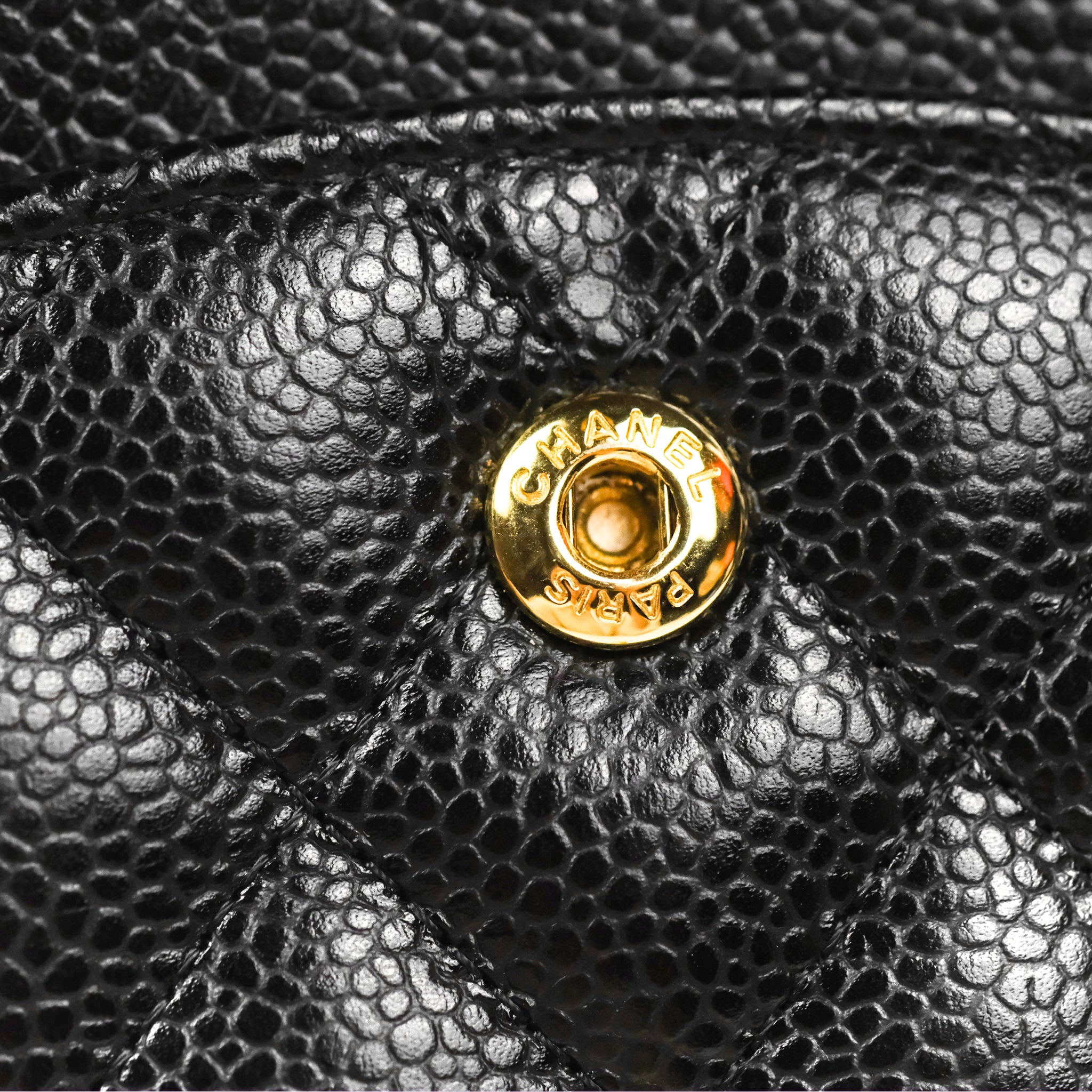 Chanel Classic Medium Double Flap Bag in Black Caviar Leather with Gold Hardware - Luxury Designer Handbag for Women, Perfect for Work, Evening Events & Special Occasions