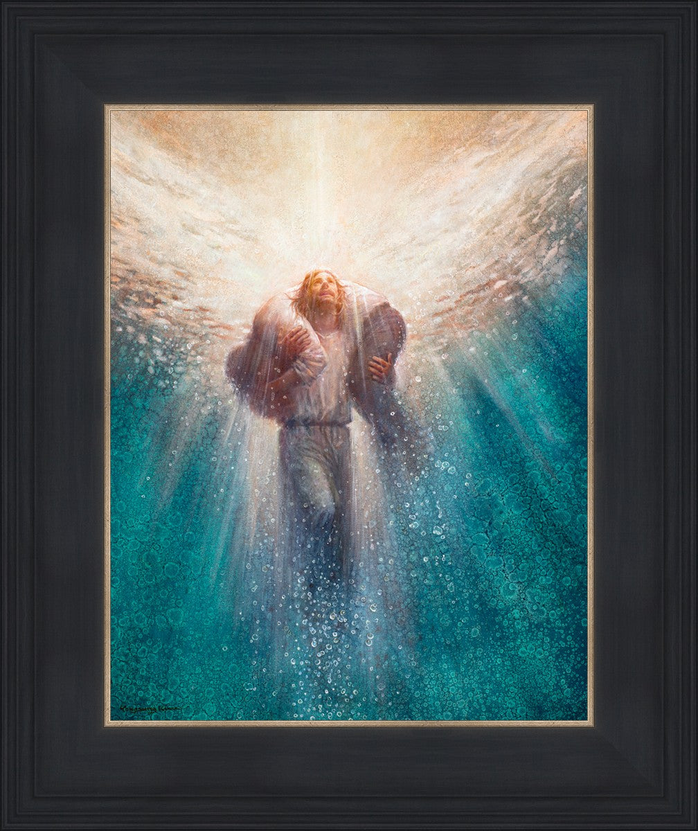 Deep Waters By Yongsung Kim - Premium Wall Art Canvas Print - Ocean Wave Painting for Home & Office Decor - Perfect for Living Room, Bedroom, and Office Spaces