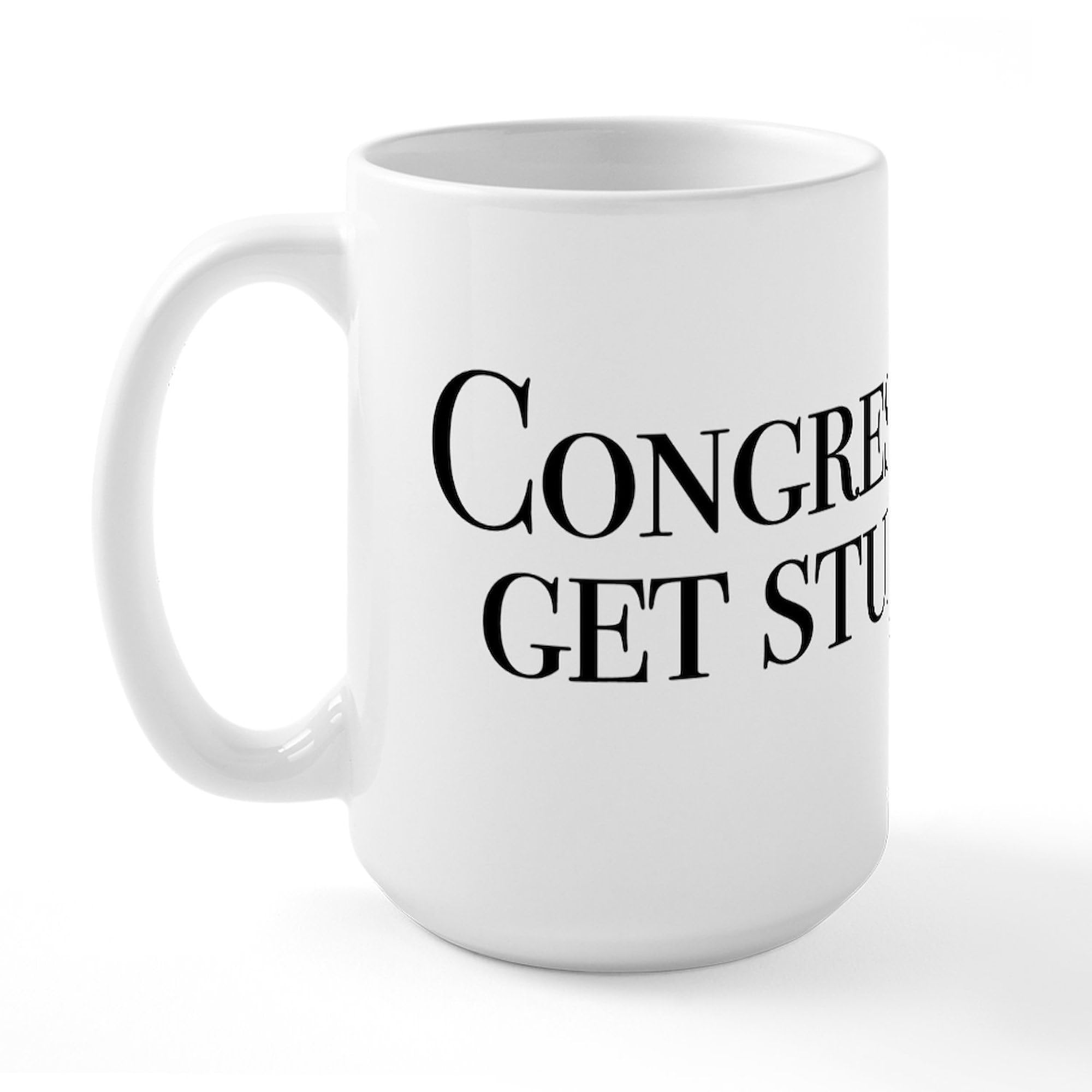 Congresswomen Get Stuff Done 15 oz (444 ml) Ceramic Coffee Mug - Perfect for Office, Home & Political Enthusiasts