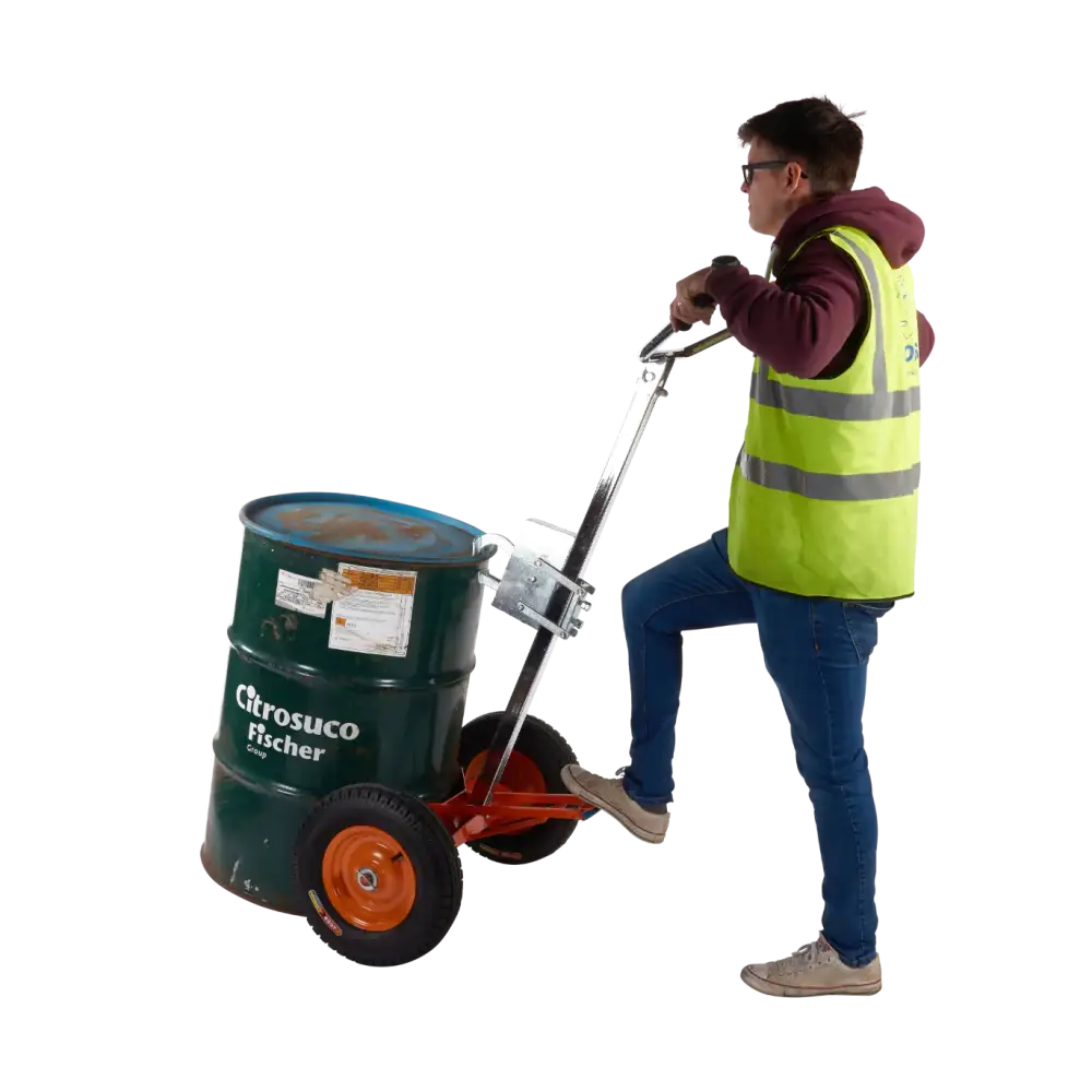 Drum Handler DH145Y - Heavy Duty Drum Lifter & Mover for Industrial Use | GetMePackaging | Perfect for Warehouses, Factories, and Drum Storage Facilities