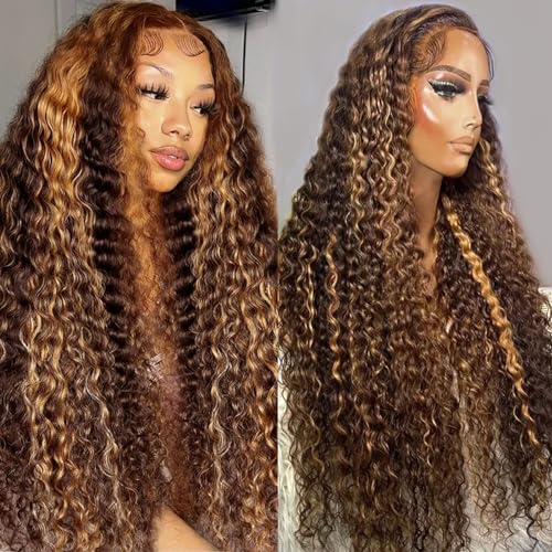 Highlight Ombre Lace Front Wigs