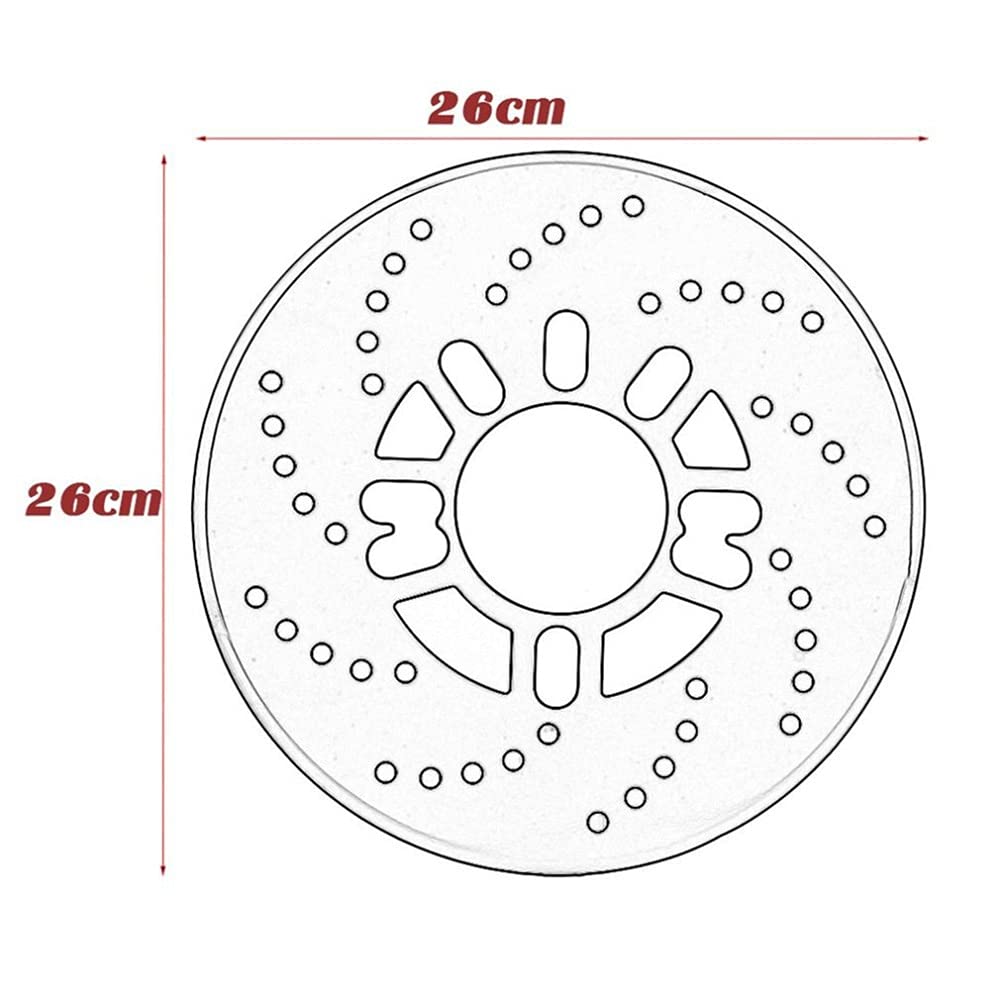 2Pcs Aluminum Brake Rotor Covers - Dust-Proof Drum Brake Decorative Covers for Auto Rear Wheels | Car Accessories & Wheel Protection for Off-Road & Daily Driving