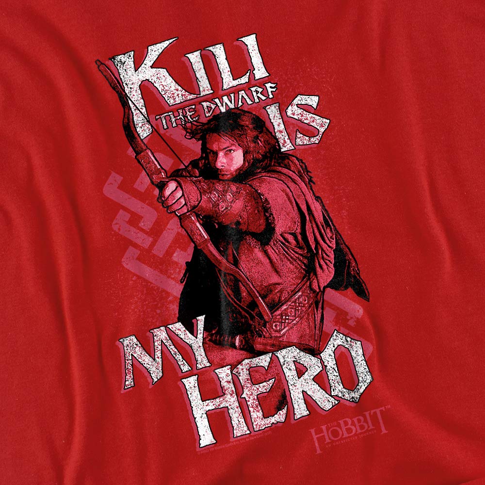 The Hobbit Kili is My Hero Unisex T-Shirt for Men & Women - Fantasy Movie Fan Gift, Cosplay & Casual Wear