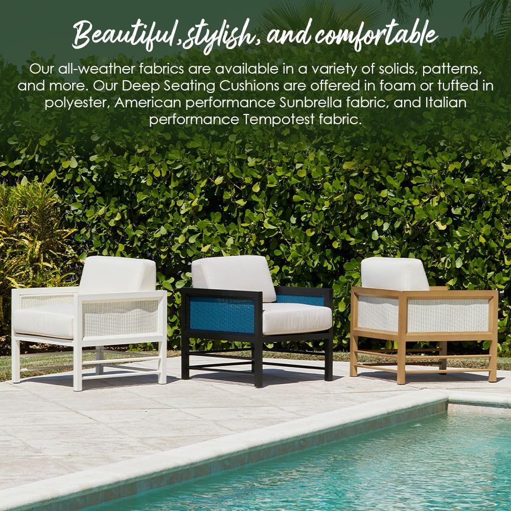 Deep Seating Foam Loveseat Cushion Set - 46