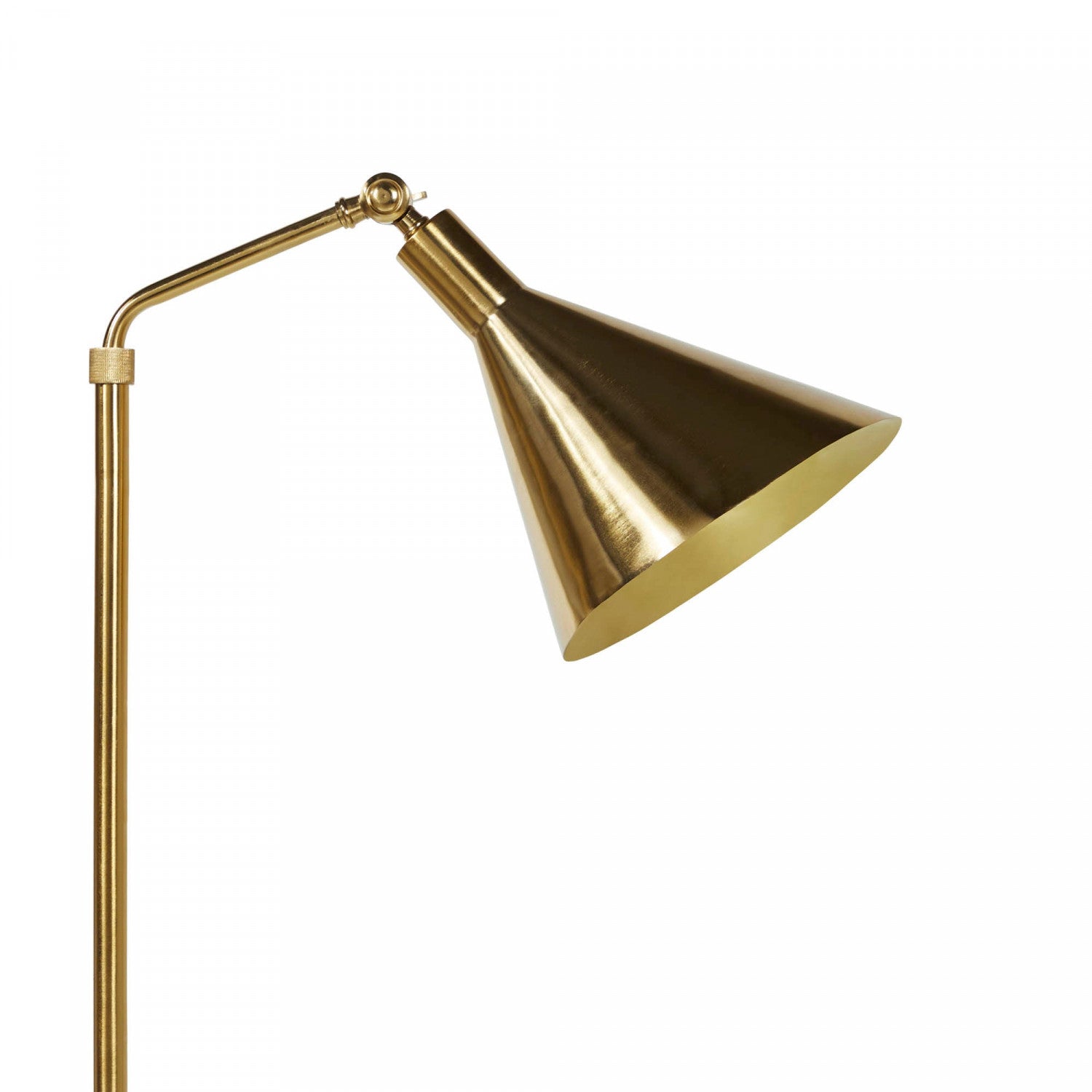 Altelune Modern Gold Floor Lamp - Adjustable Standing Light for Living Room, Bedroom, or Office - Elegant Home Decor Lighting Fixture with Warm Ambient Glow