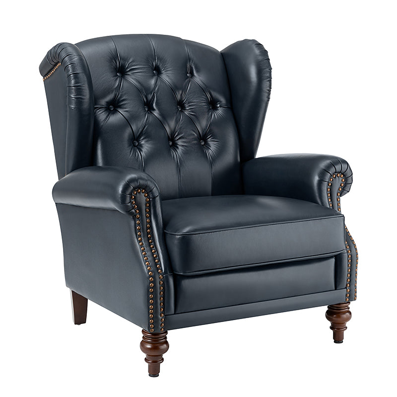 Premium Raquel Genuine Leather Armchair - Heavy Duty Solid Wood Frame - Luxury Living Room Seating for Home Office & Lounge Areas