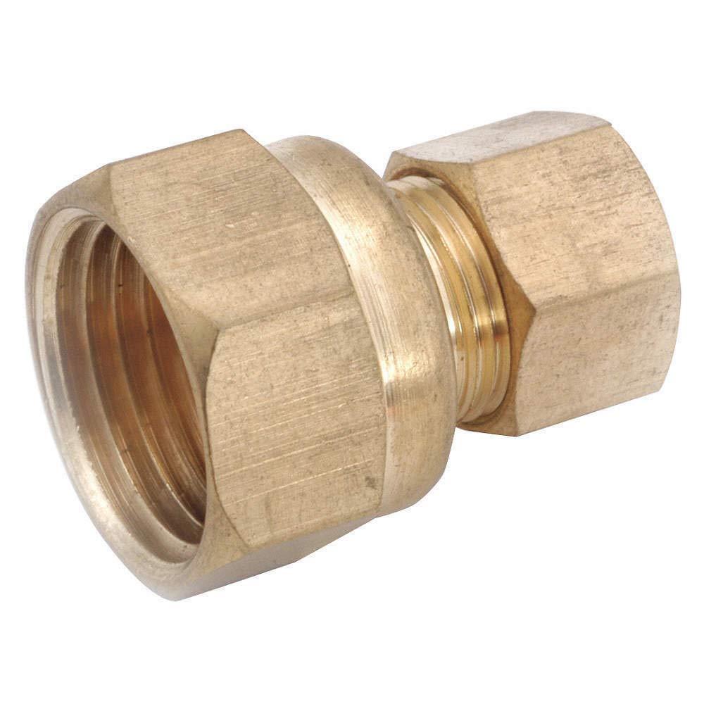 700066-0406 Female Coupling - Low Lead Brass Fitting, 300 PSI, 1/2