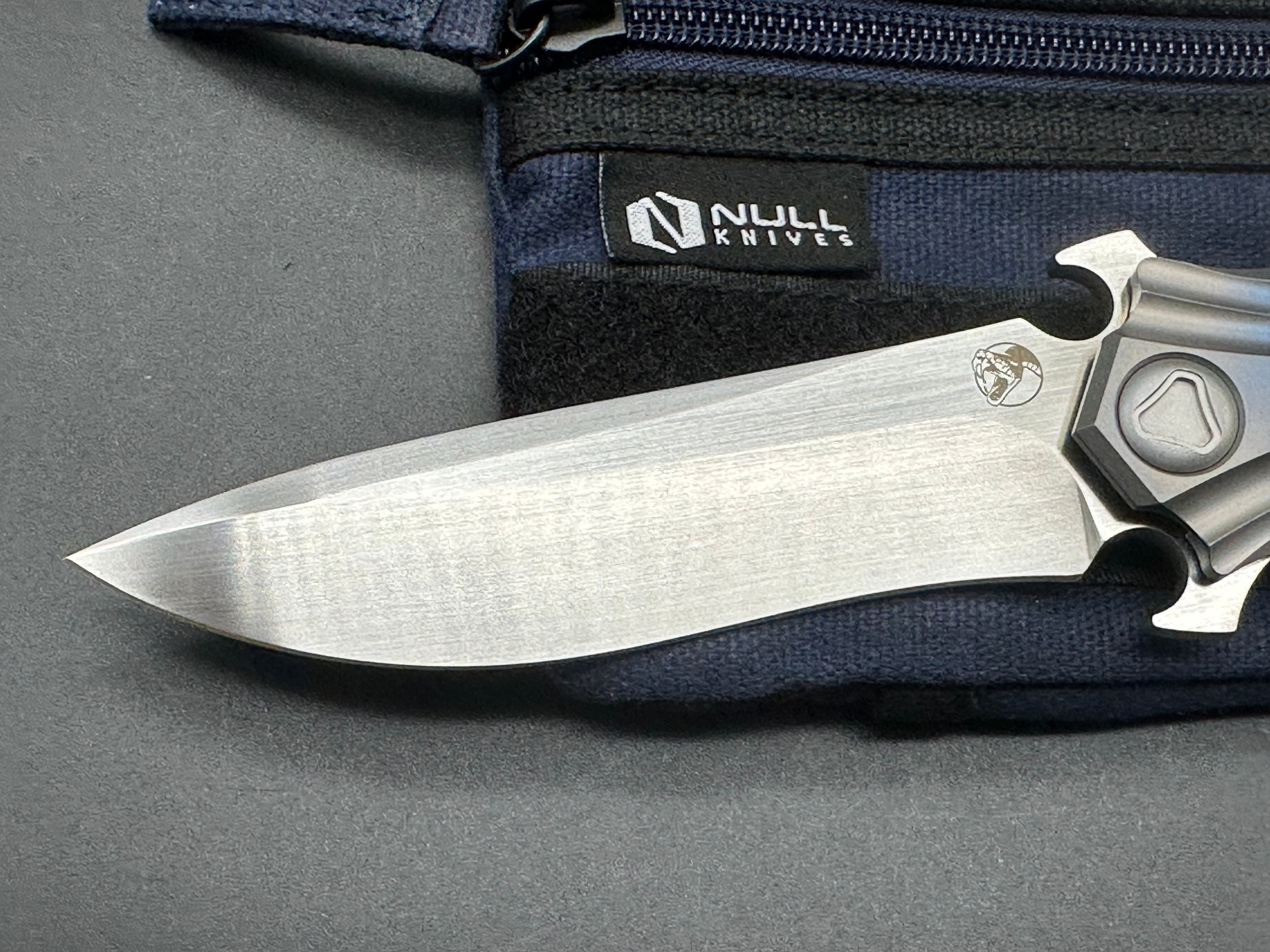 Kevin John T Series Titanium Folding Knife with M390 Steel Blade - EDC, Outdoor Camping, Hunting & Survival Gear