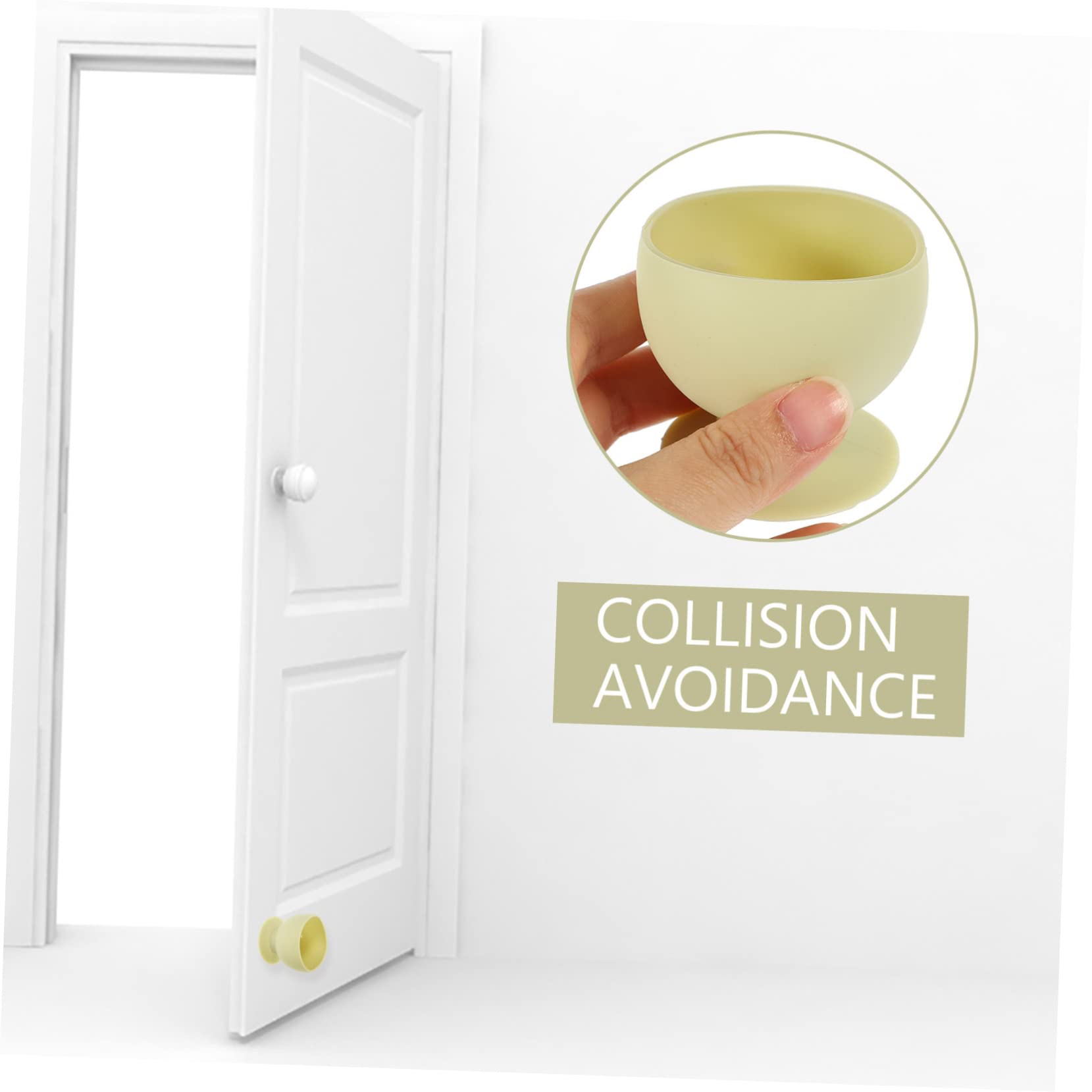 SEWACC 2pcs Door Bumper - Mute Table Protector for Home & Office