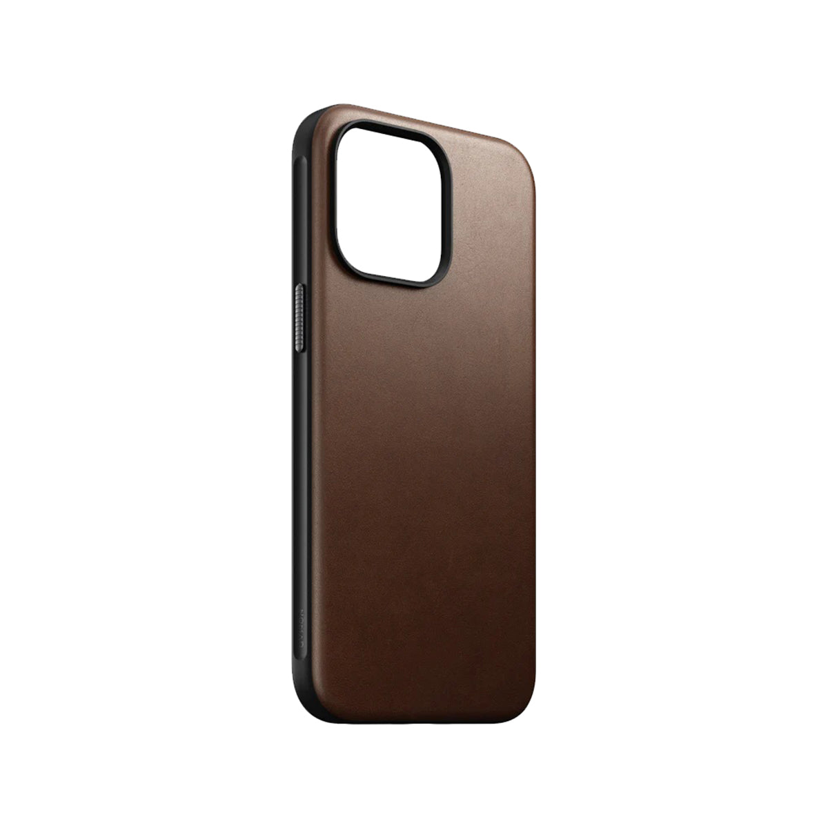 Premium Genuine Leather Case for iPhone 15 Pro Max - Brown | Slim Protective Cover with Raised Bezels | Perfect for Business, Travel & Everyday Use