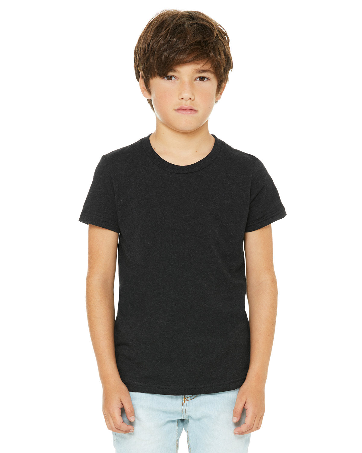 Bella + Canvas 3001Y Youth Jersey Short Sleeve T-Shirt - Soft Cotton Blend Tee for Kids & Teens - Perfect for School, Sports & Everyday Wear