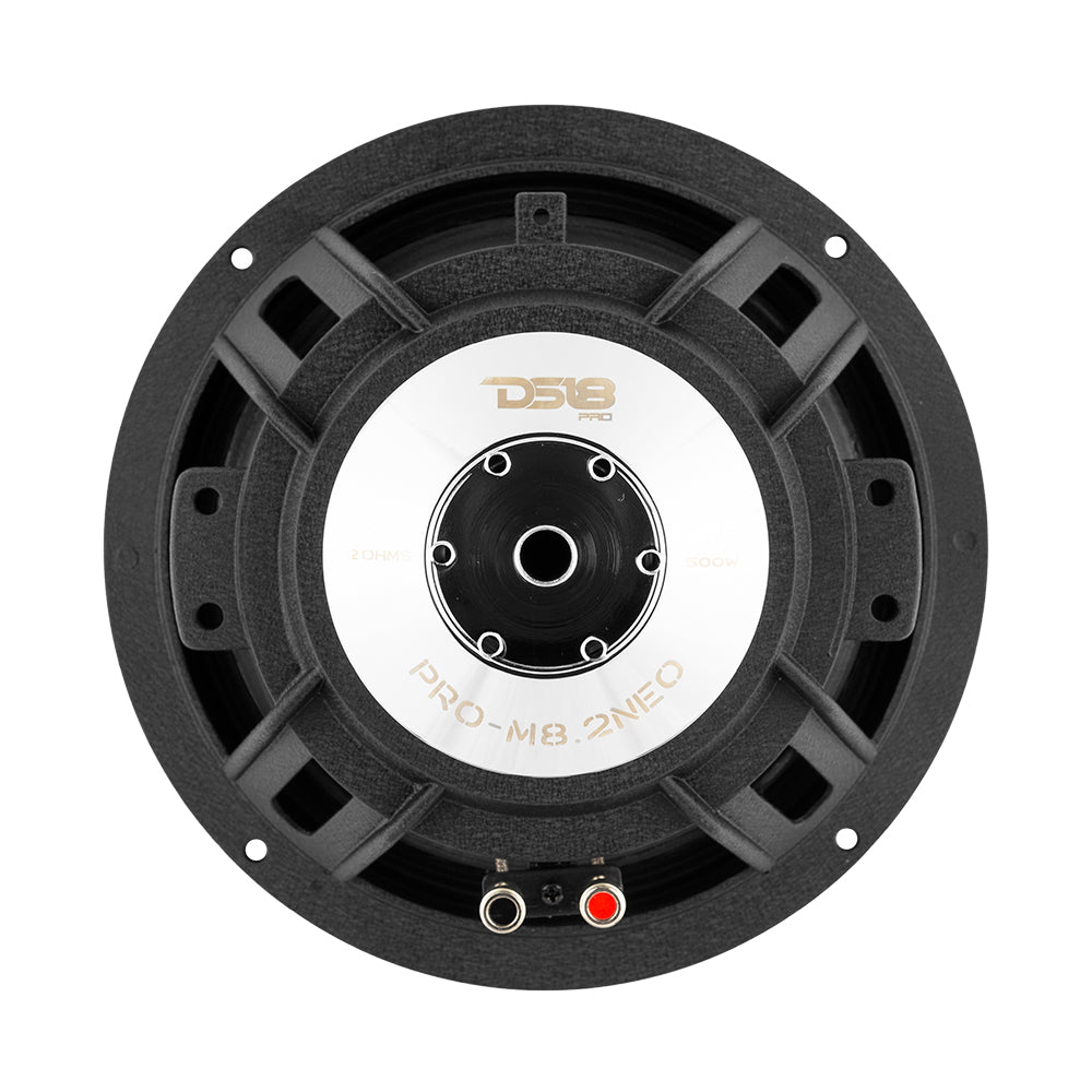 PRO 8 Neodymium Waterproof Full Range Loudspeaker 250 Watts RMS 2 Ohm - Perfect for Marine, Outdoor & Professional Audio Systems