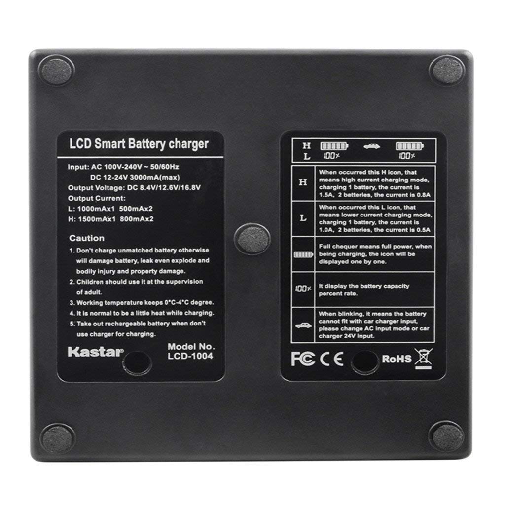 Kastar EN-EL15 2X Battery & USB Dual Charger for Nikon EN-EL15, MH-25 - Compatible with Nikon D500, D600, D610, D750, D800, D7000, D7100, D800E DSLR Cameras & Grips MB-D11, MB-D12, MB-D14, MB-D15, MB-D16 - Perfect for Travel Photography & Professional Shooting
