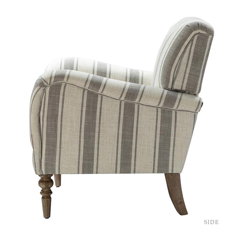 Quentin Upholstered Armchair - Modern Accent Chair for Living Room, Bedroom & Office - Comfortable Lounge Chair with Soft Fabric & Sturdy Wooden Legs