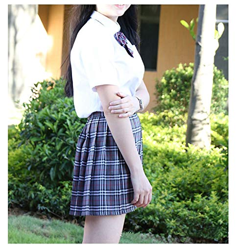 Women's High Waist Pleated Cheerleading Skirt - Mini School Uniform Tennis Skirt for Cosplay, Thanksgiving & Christmas | Perfect for Cheerleading, Dance Performances & Holiday Parties