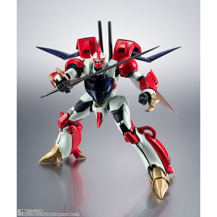 Bandai Metal Robot Spirits Aura Battler Billbine Action Figure Collectible Model - High-Quality Anime Robot Toy for Display & Collection | Perfect for Anime Fans, Model Enthusiasts & Gift Giving