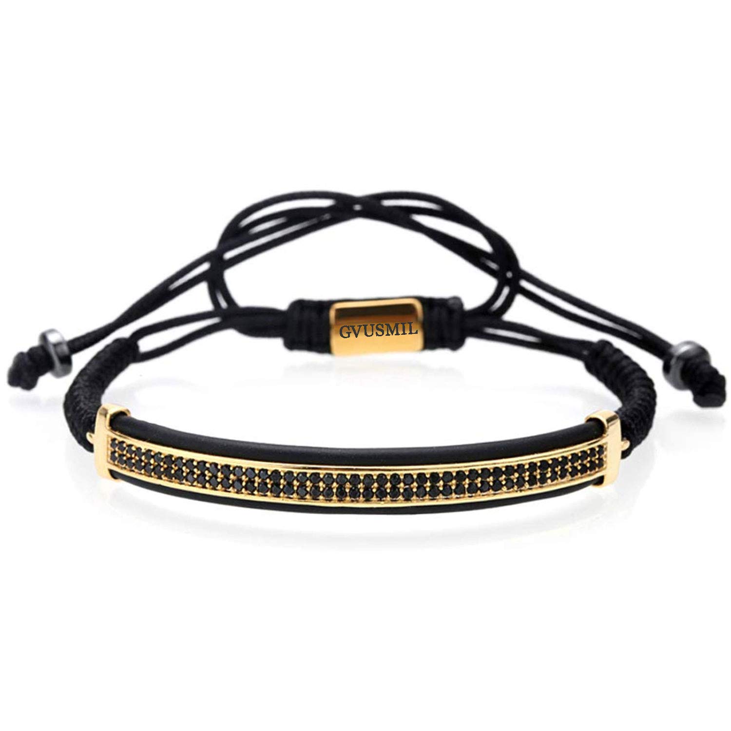 Luxury CZ Imperial Gold Crown Bracelet Set - King Royal Style 8mm Zirconia Beads Braided Bangle for Men - Perfect for Weddings, Parties & Royal-Themed Events