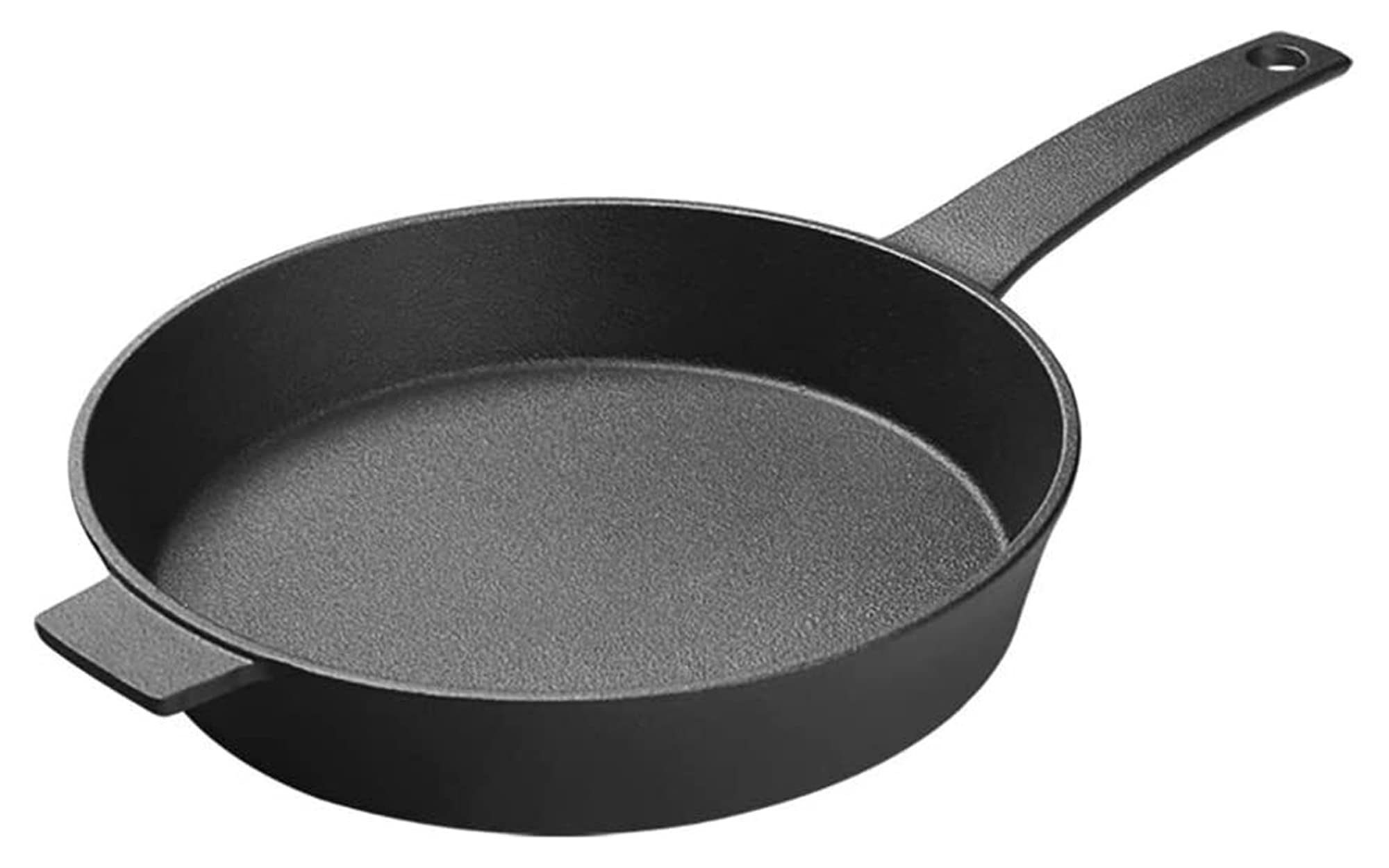 **Nonstick Iron Frying Pan - Physical Non-Stick Coating, Chemical-Free, Healthy & Safe Cookware - Chef's Omelet Pan for Perfect Eggs - Ideal for Home Cooking, Restaurants & Camping (Black)**