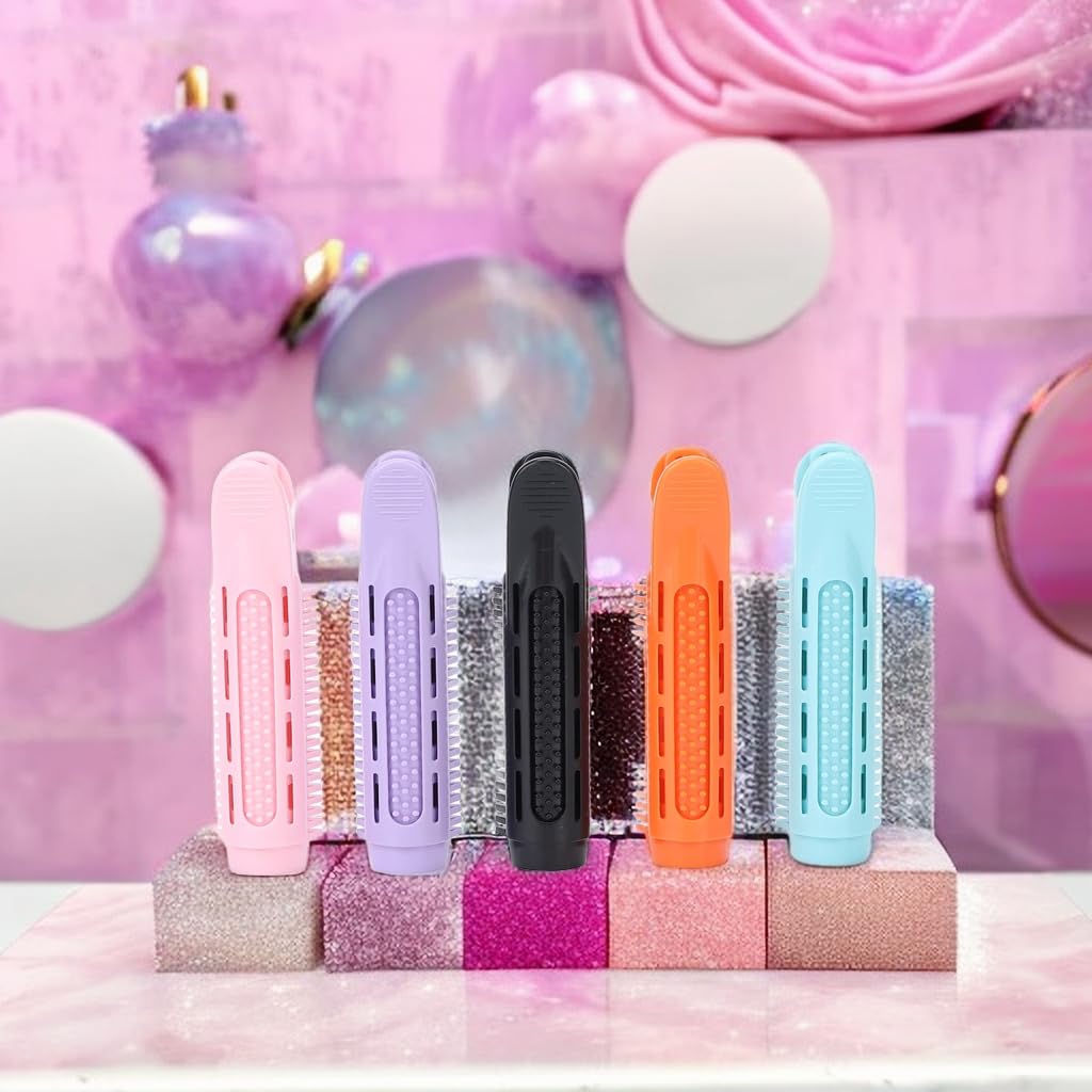 10pcs Volumizing Hair Root Clips - Natural Fluffy Hair Rollers & Self-Grip Root Volume Curlers for Women - DIY Hair Styling Tool for Salon-Like Volume at Home, Parties & Special Occasions