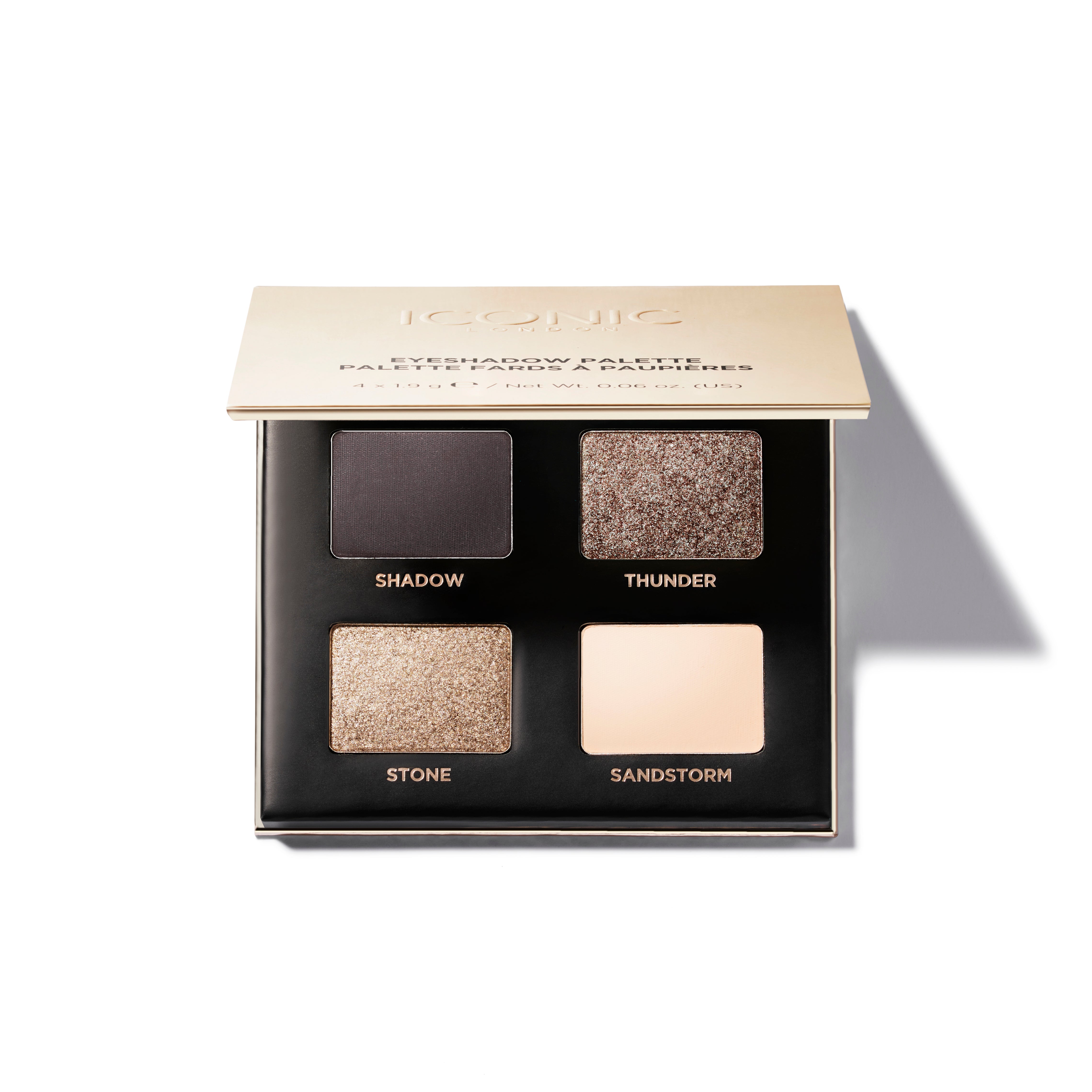 Deep and Stormy Eyeshadow Palette - 16 Highly Pigmented Matte & Shimmer Shades for Stunning Eye Makeup | Perfect for Day to Night Looks, Parties & Special Occasions