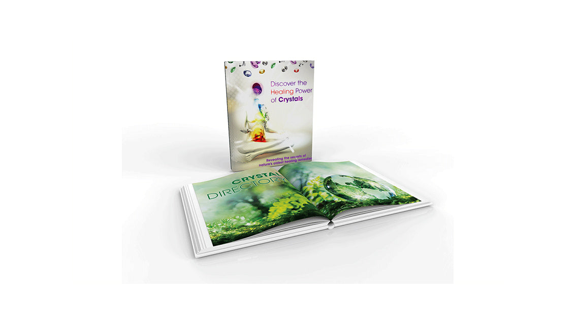 The Healing Power of Crystals Book - Spiritual Growth, Energy Healing & Chakra Balancing Guide | Perfect for Meditation, Yoga & Holistic Wellness Practices