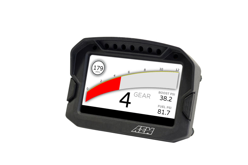AEM CD 5L Carbon Fiber Digital Dash Display - High Performance Racing Gauge for Track & Street Cars (Perfect for Drag Racing, Road Courses & Daily Driving)