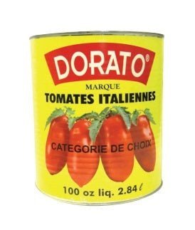 San Marzano Whole Peeled Tomatoes with Fresh Basil | 28 oz Can (2.84L) | Perfect for Pasta Sauce, Pizza & Italian Cooking