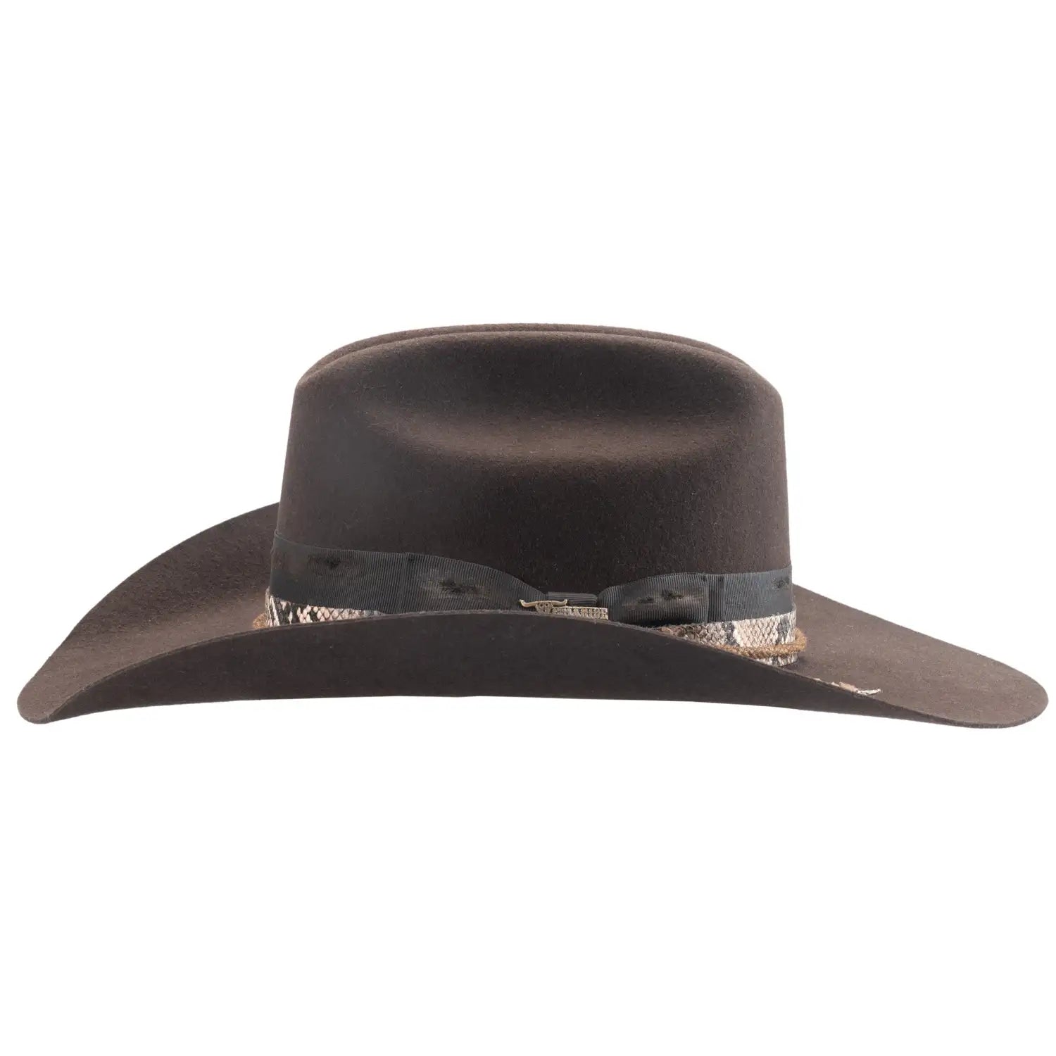 Bullhide Texas Hold 'Em Wool Felt Cowboy Hat for Men - Western Style Rancher Hat with Leather Band - Perfect for Rodeo, Country Music Festivals & Outdoor Adventures