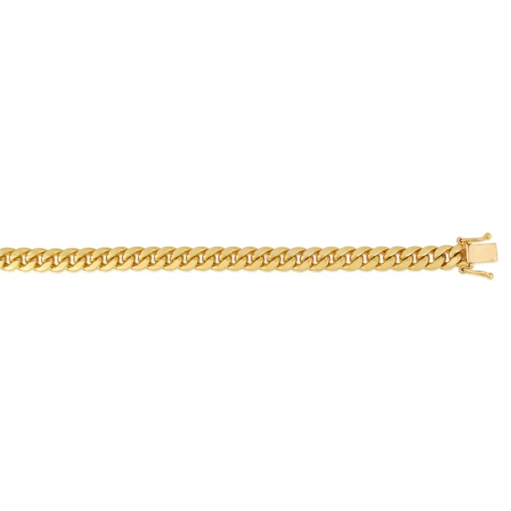 10K Gold 8.2mm Classic Miami Cuban Link Chain for Men - Durable Luxury Necklace for Everyday Wear, Gifts & Special Occasions