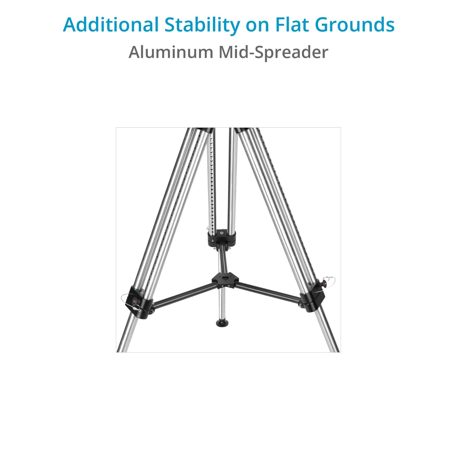 PROAIM Mitchell Heavy-Duty Professional Camera Tripod Stand - 400kg/882lb Payload, 28.8
