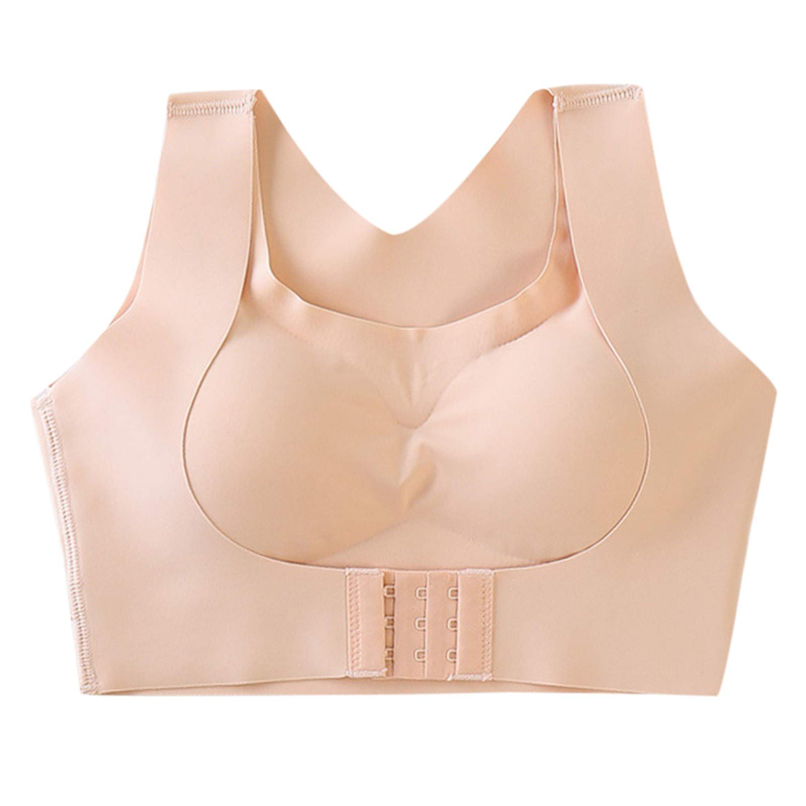 Sexy Push Up Bras for Women - Front Closure Wireless Bralette with Criss-Cross Back, Seamless Comfort Underwear for Everyday Wear & Special Occasions
