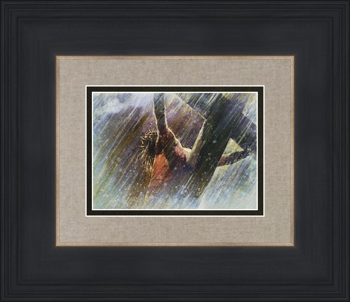 Yongsung Kim Crucifixion Painting - Religious Wall Art for Home & Church Decor - Perfect for Prayer Rooms, Christian Gifts, and Spiritual Spaces
