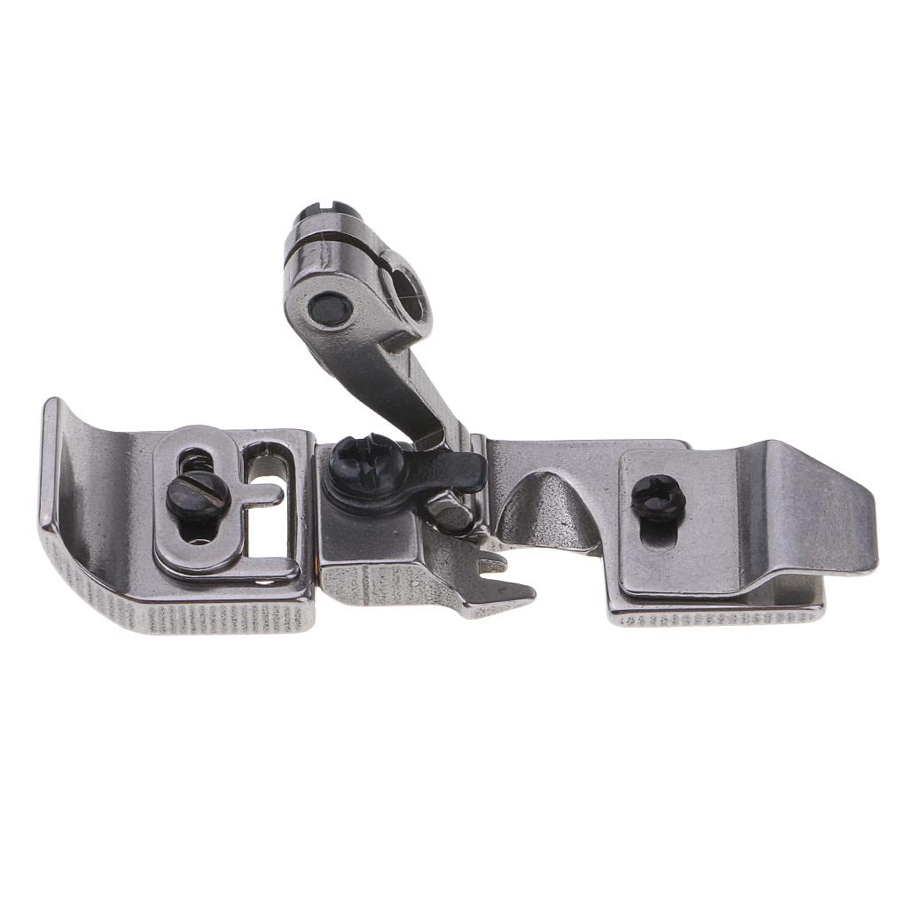 LoveinDIY 3-Thread Overlock Presser Foot for Industrial Sewing Machines - Perfect for Serging, Hemming & Professional Garment Construction