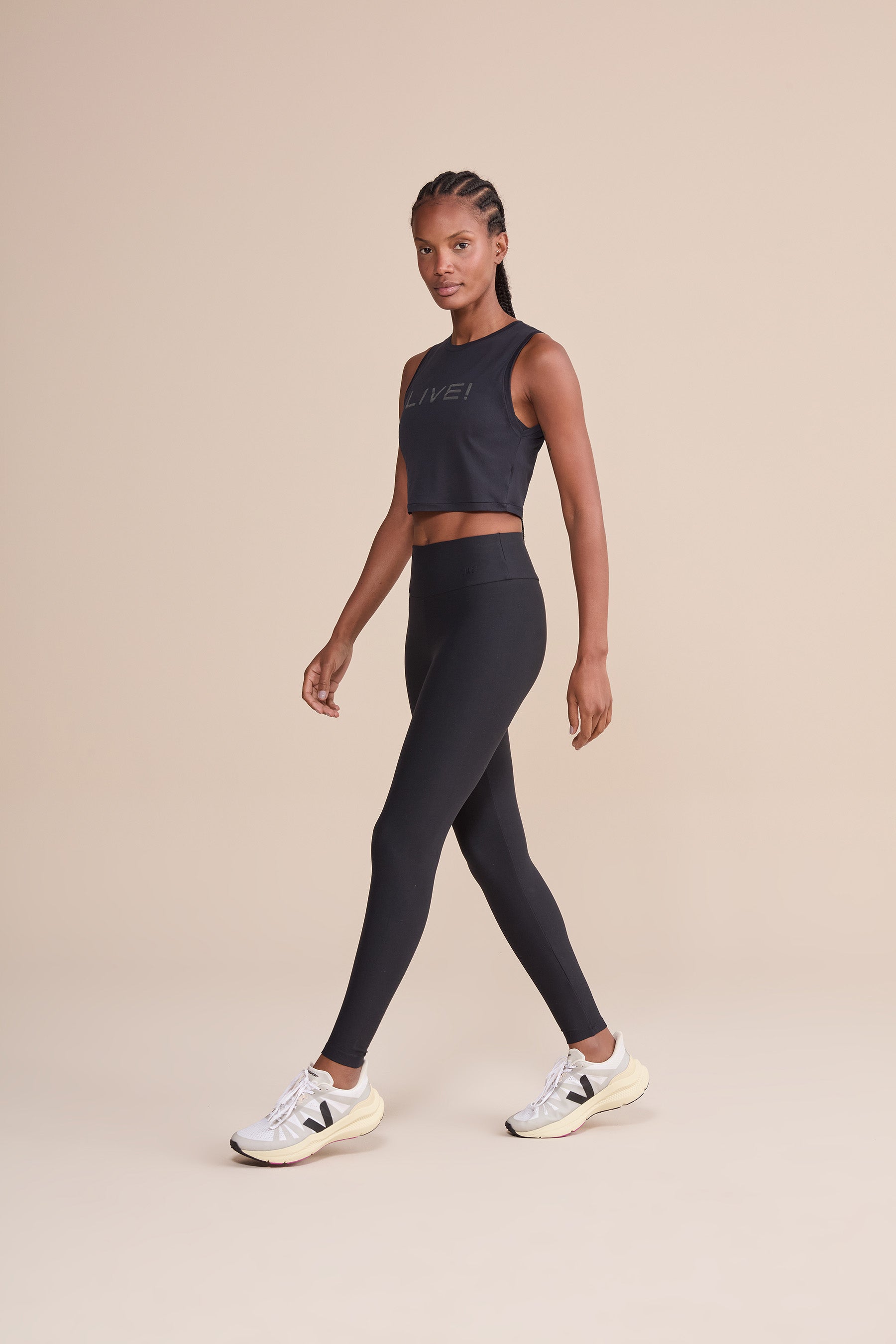 LIVE! Comfort Crop Tank Top for Women - Soft Breathable Summer Workout Top - Perfect for Yoga, Running & Gym