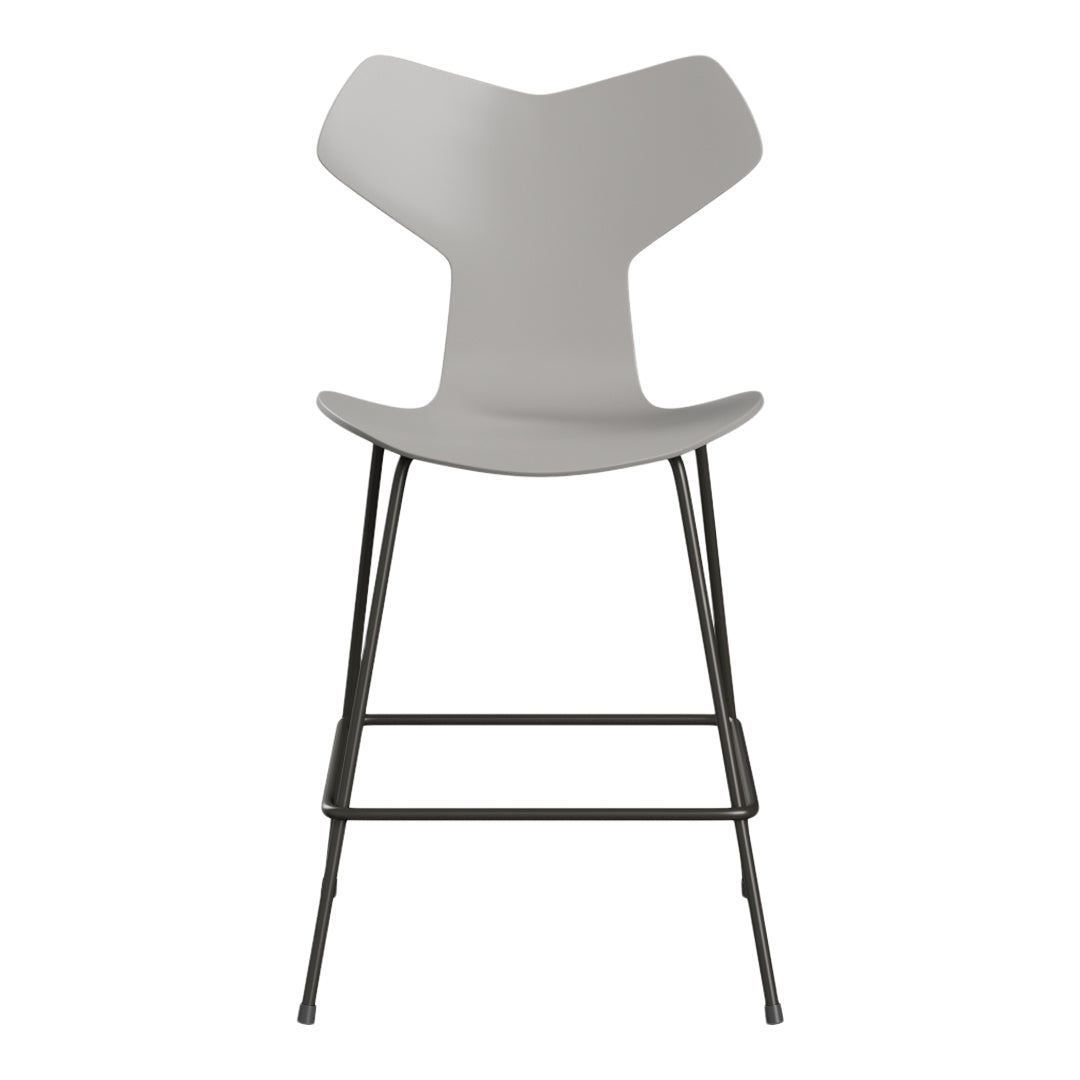 Grand Prix Counter Chair 3138 - Modern Bar Stool with Swivel Seat for Kitchen Island, Breakfast Bar & Home Decor - Adjustable Height & Comfortable Back Support