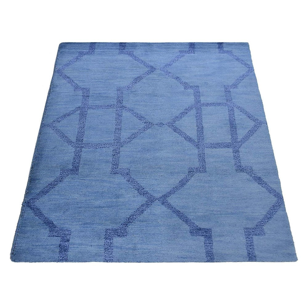 Hand Knotted Wool Area Rug - Traditional Interwoven Design for Living Room, Bedroom & Home Decor | Durable & Soft Floor Covering
