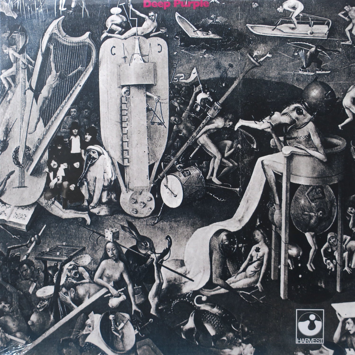 Deep Purple Self-Titled Vinyl LP (1969) - Classic Psych/Hard Rock Record for Vinyl Collectors & Music Lovers - Perfect for Home Listening & Vintage Music Collections