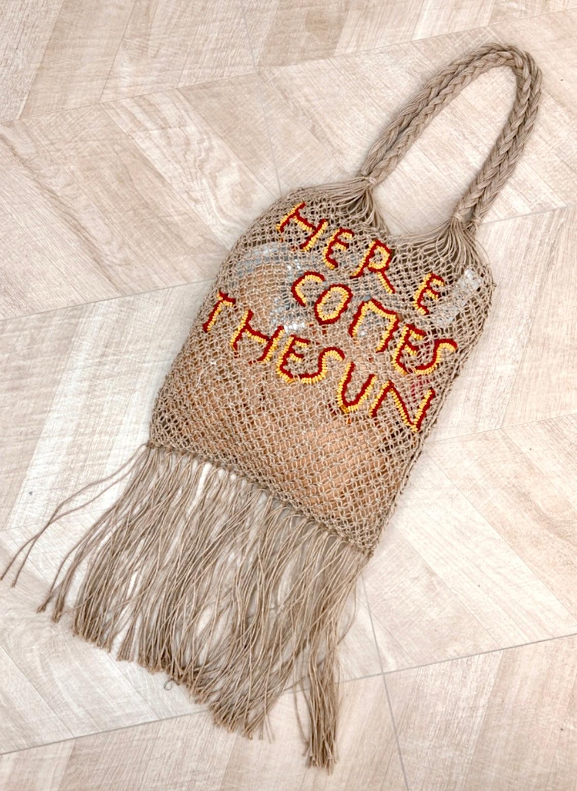 Here Comes The Sun Tote Bag - Stylish & Durable Canvas Tote for Beach, Shopping & Everyday Use