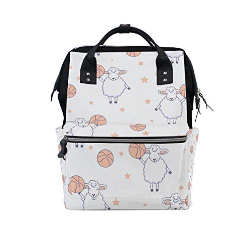 MERRYSUGAR Multifunctional Diaper Backpack - Large Travel & School Bag for Moms