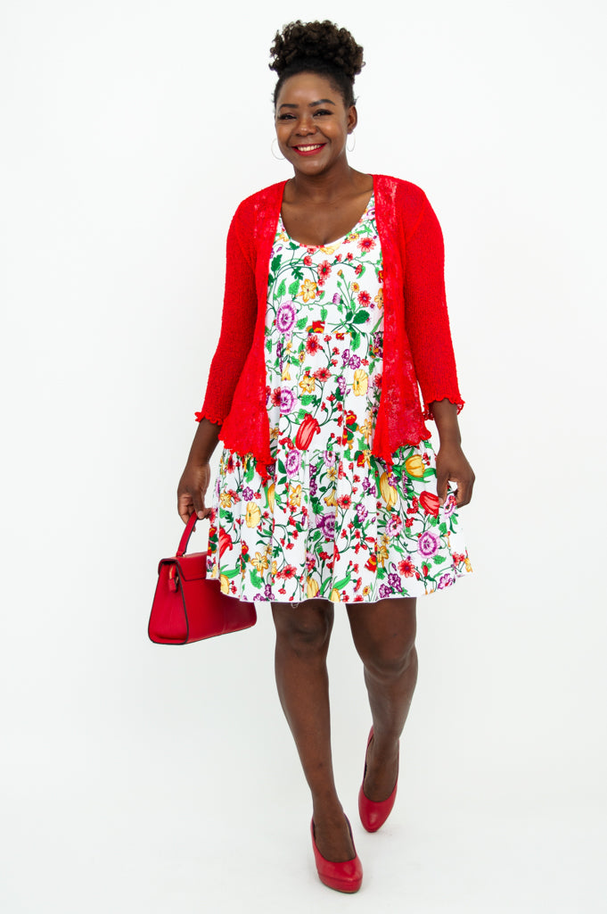 Kaya Dress - Elegant Floral Print Summer Dress for Women | Perfect for Beach Vacations, Date Nights & Casual Outings