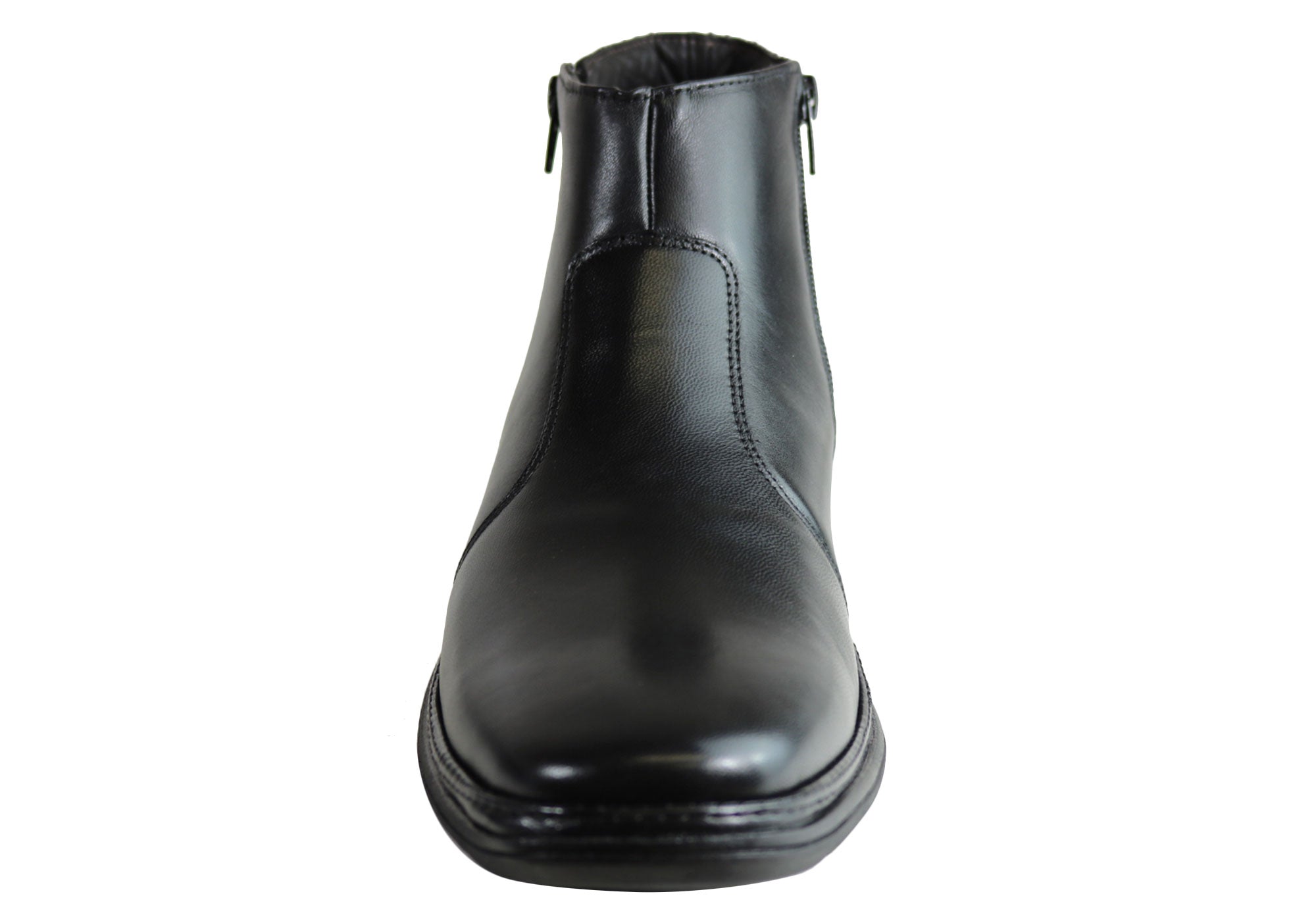Savelli Aston Men's Comfortable Leather Dress Boots - Handcrafted in Brazil - Perfect for Business, Office & Formal Occasions