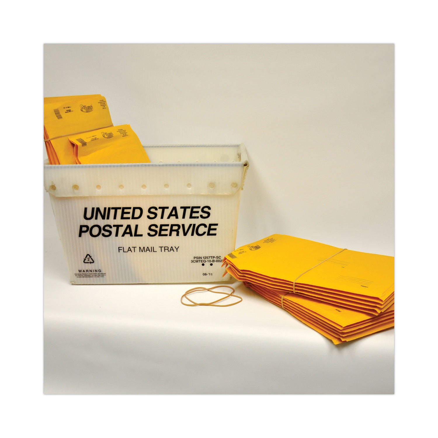 Alliance® Sterling Rubber Bands Size 33 - 0.03 Gauge Crepe Rubber Bands (1 lb Box, 850 Count) for Office, School, and Home Organization