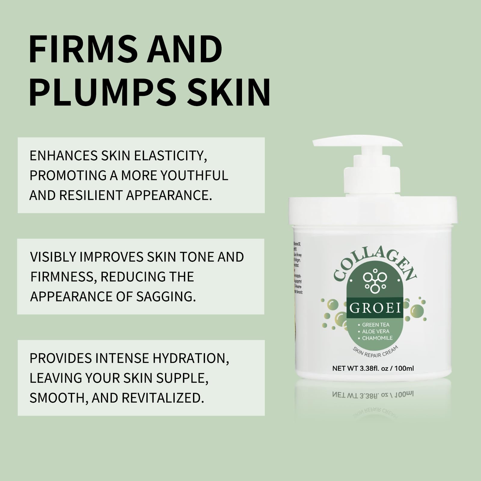 **Collagen Firming Cream for Women - Skin Tightening & Lifting Body Moisturizer - Anti-Aging & Sagging Skin Treatment - 100g - Perfect for Daily Use & Post-Pregnancy Care**