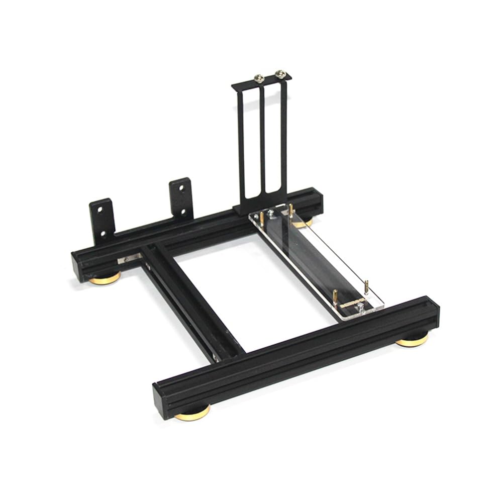 Upgraded GPU & Power Supply Holder - DIY External Graphics Card Stand with ATX Power Supply Base, Aluminum Support Dock for PC Gaming & Mining Rigs - Perfect for Home Office & Gaming Setup