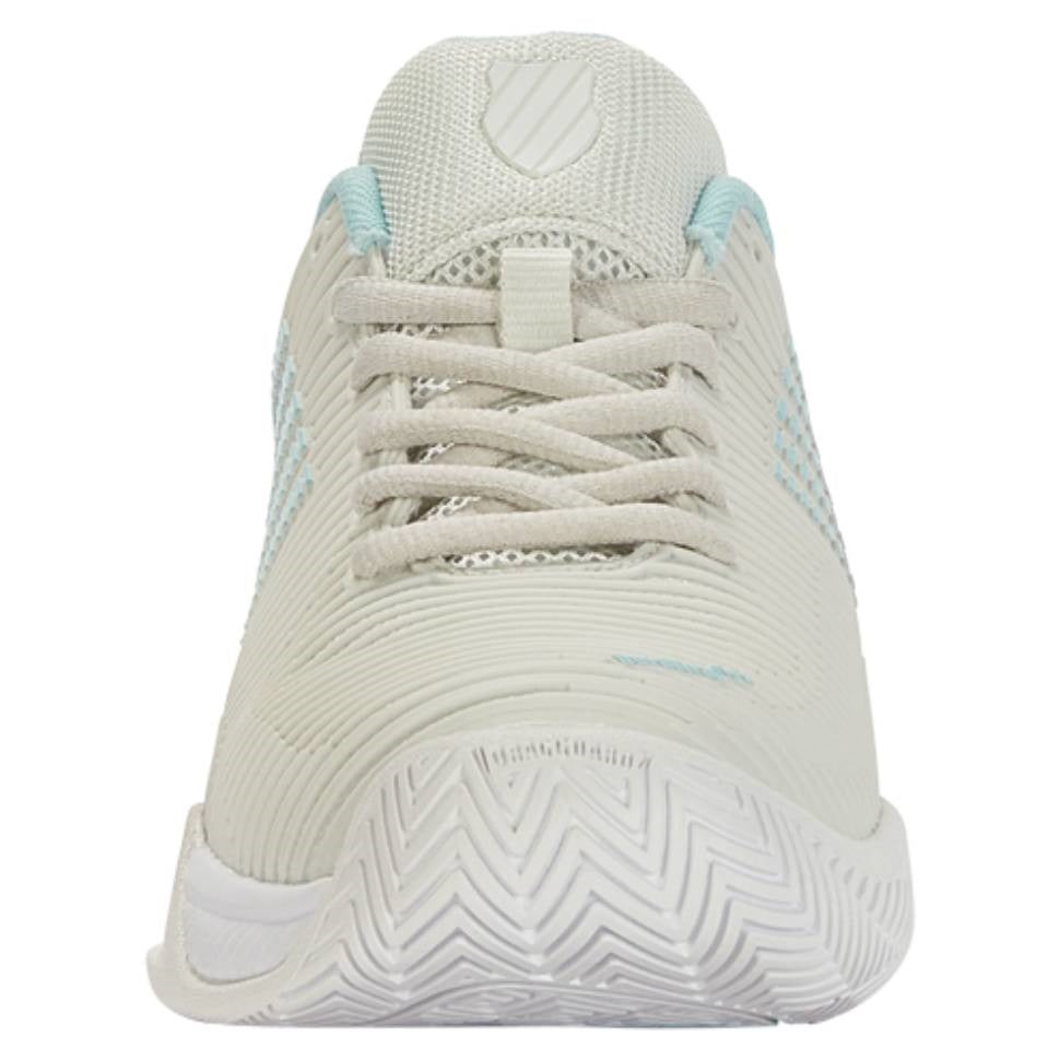 K Swiss Hypercourt Express 2 Wide Women's Tennis Shoes - Lightweight Comfort for Court Performance (Gray/White) | Perfect for Competitive Matches & Casual Play