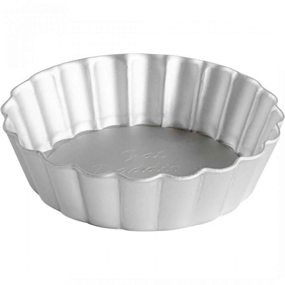 Fat Daddio's Fluted Tart Pan - 9 Inch Non-Stick Baking Dish for Pies, Tarts & Quiches | Perfect for Home Bakers & Professional Chefs | Great for Holidays, Dinner Parties & Dessert Making